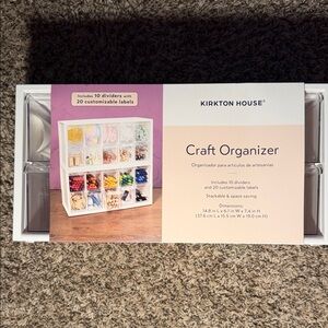 White Craft Organizer